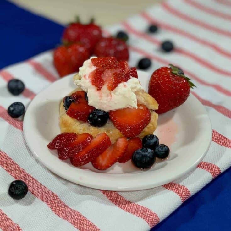 Image for Easy Strawberry & Blueberry Shortcakes