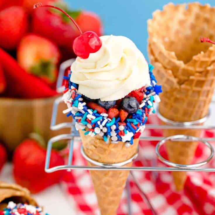 Image for Patriotic Waffle Cones