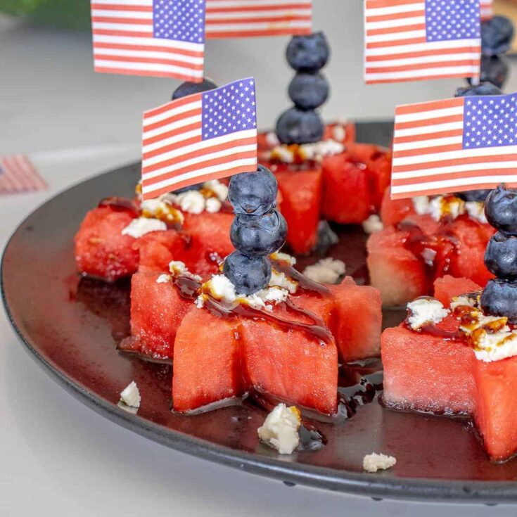 Image for Watermelon Blueberry Feta Stars