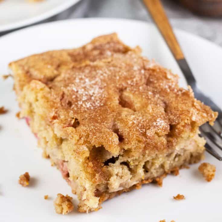 Image for Gluten Free Rhubarb Cake with Buttermilk