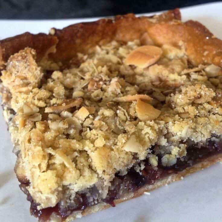 Image for Easy Rhubarb Crumble slice