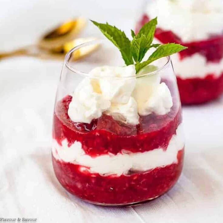 Image for Easy Raspberry Rhubarb Fool (Gluten Free)