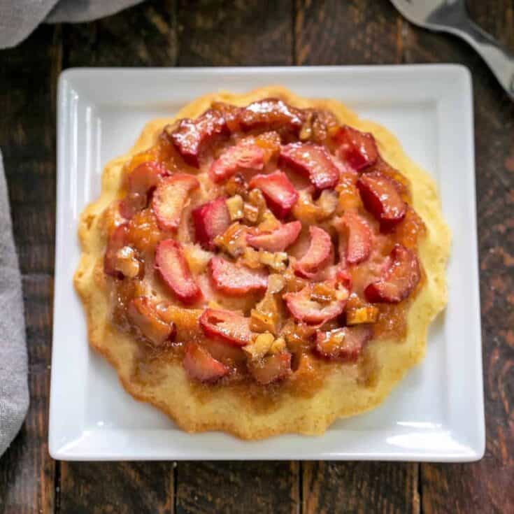 Image for Fresh Rhubarb Upside-Down Mini Cakes