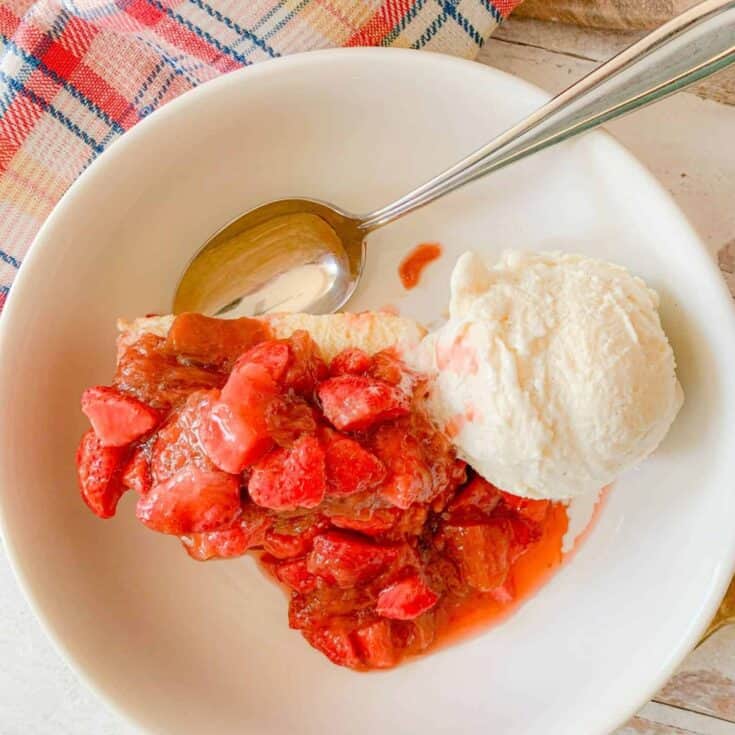 Image for Simple Strawberry Rhubarb Sauce