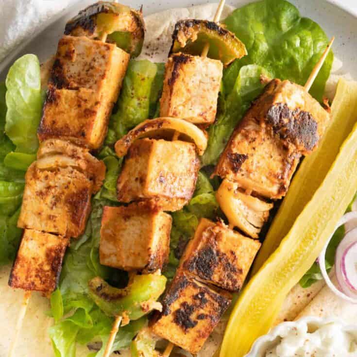 Image for Tofu + Veggie Skewers