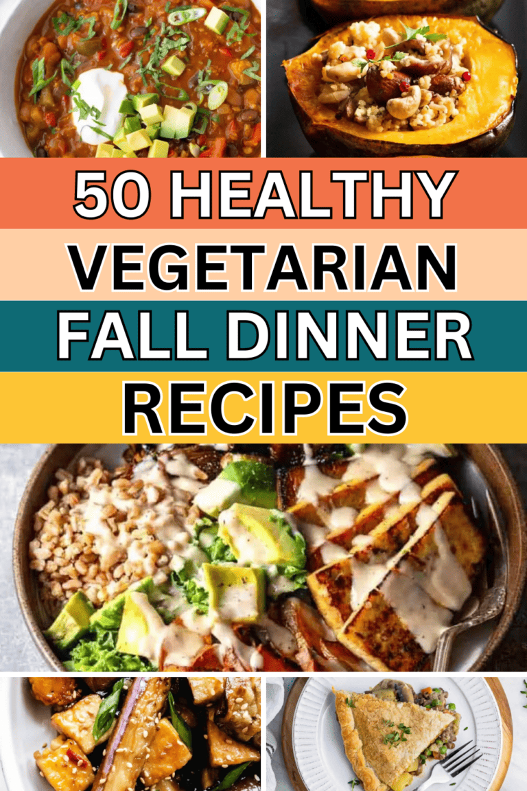 50 Cozy & Healthy Vegetarian Fall Dinners for Easy Meatless Meals
