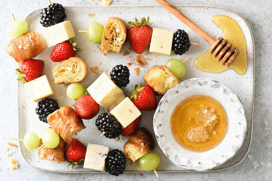The best skewered appetizers for a party! These fun appetizer kabobs and skewer food ideas are easy to make, fun to eat, and always a hit.