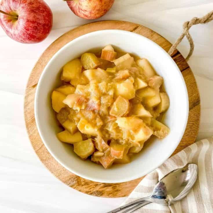 Image for Rhubarb and Apple Compote