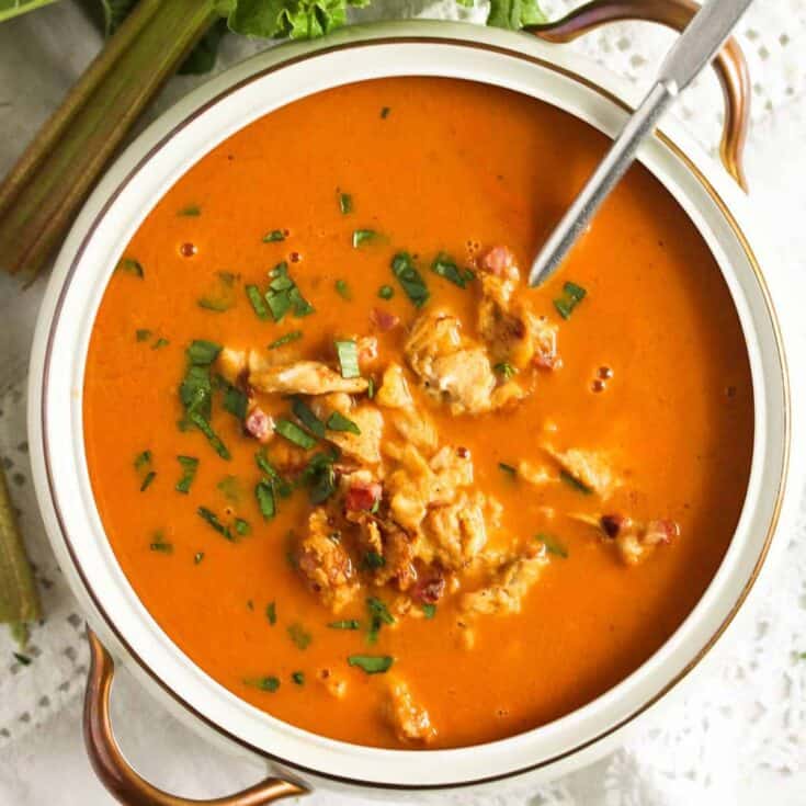 Image for Rhubarb Soup with Bacon Omelet
