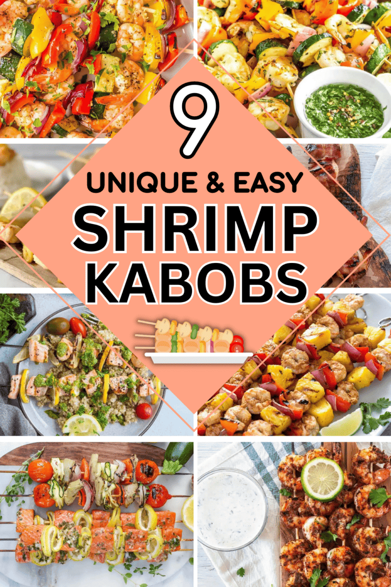 9 Easy Shrimp & Seafood Kabobs On the Grill (quick summer dinners!)