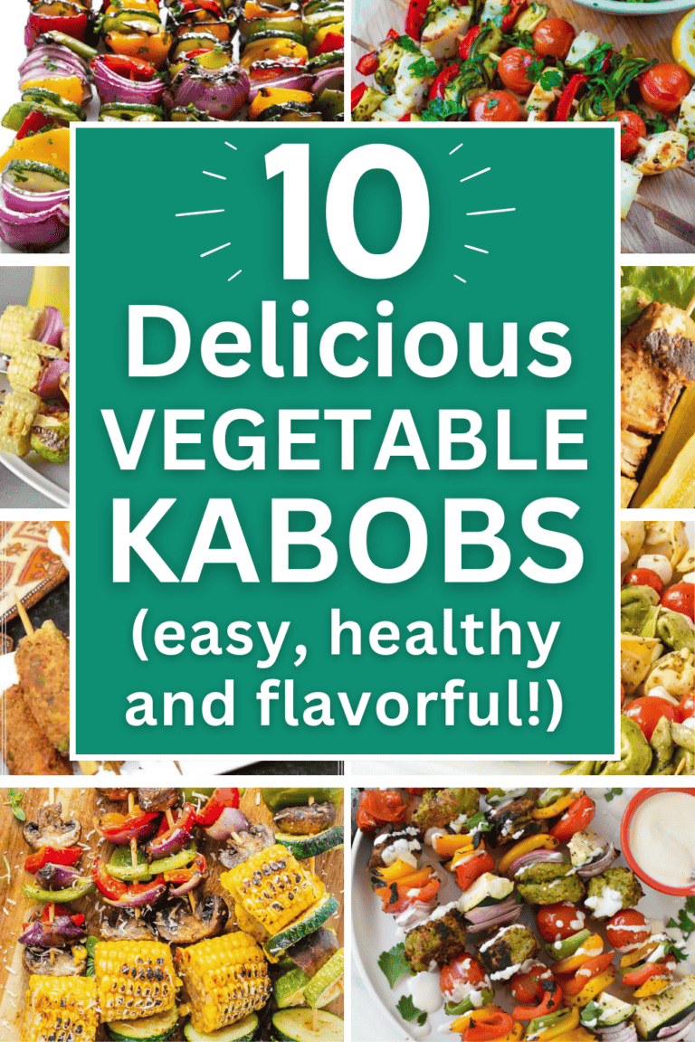 10 Super Easy Veggie Kabobs on the Grill (best vegetarian skewers!)