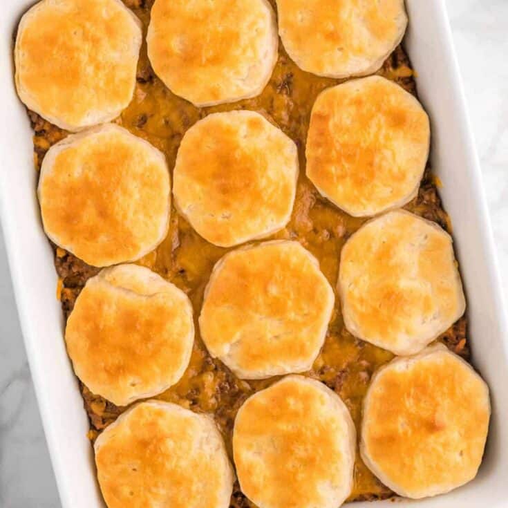 Image for Cheeseburger Casserole with Biscuit Buns