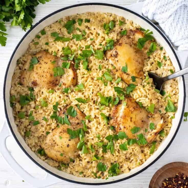 Image for One Pot Creamy Chicken and Rice