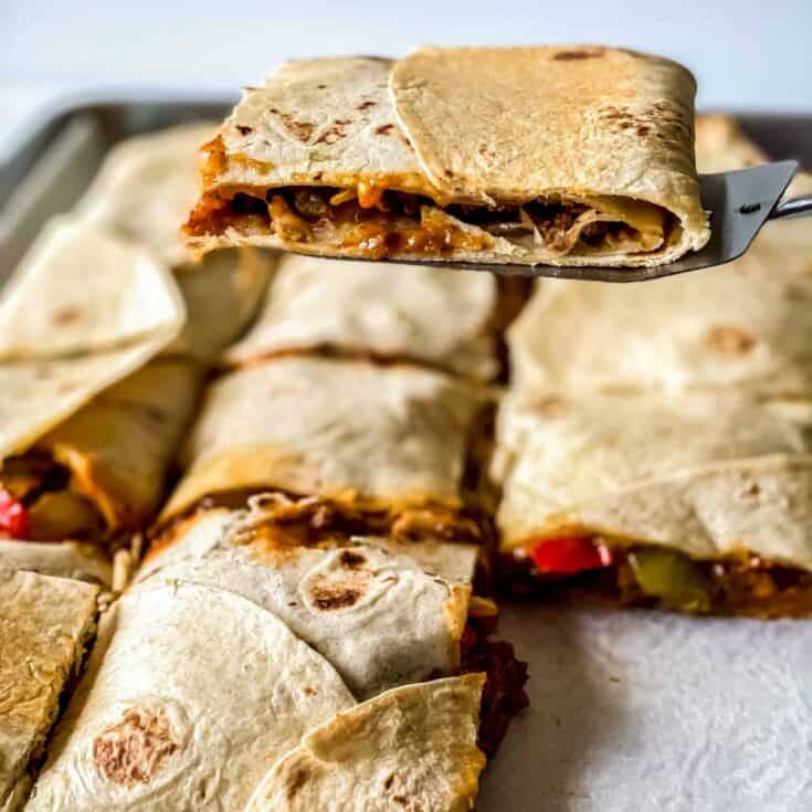 Image for Sheet Pan Beef Quesadillas 