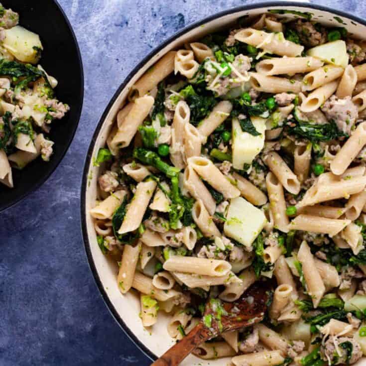 Image for Sausage Broccoli Rabe Pasta with Potatoes