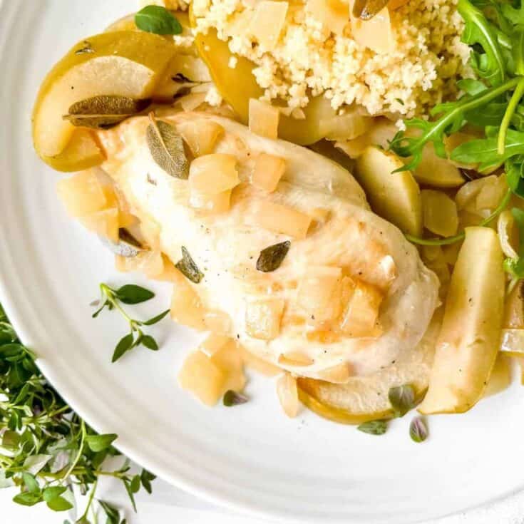 Image for Baked Chicken with Apples and Honey