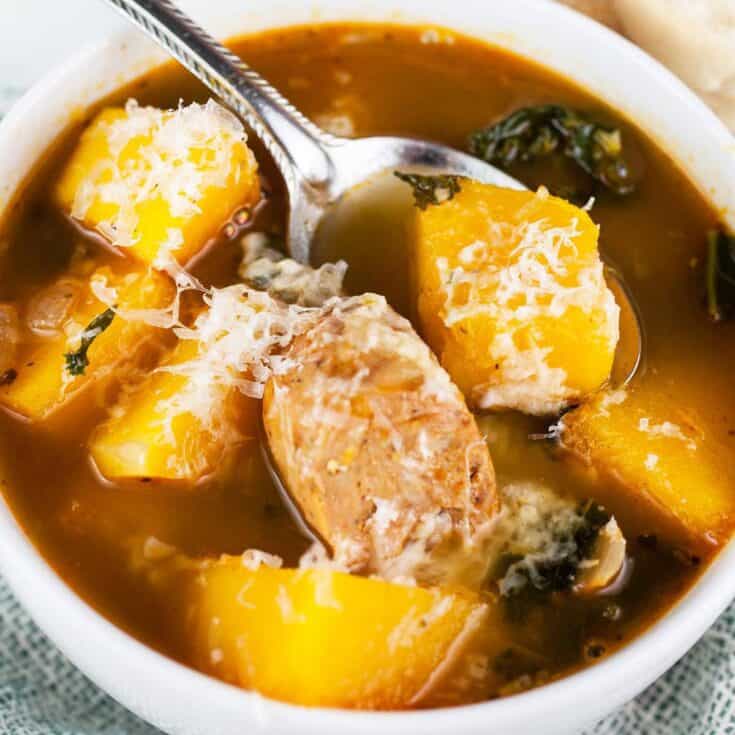 Image for Chunky Butternut Squash Sausage Soup