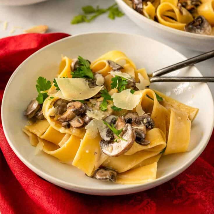 Image for Creamy Mushroom Pappardelle