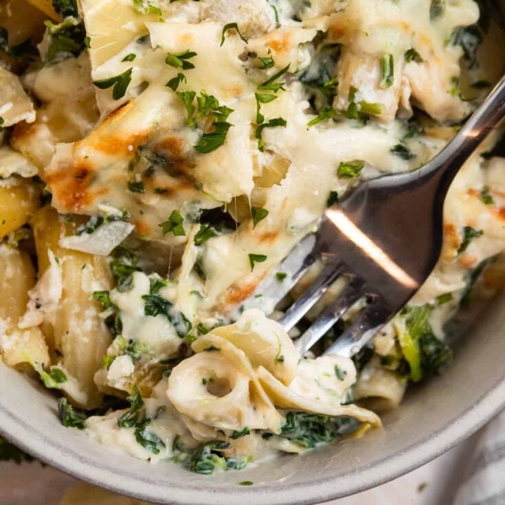 Image for Spinach Artichoke Chicken Casserole