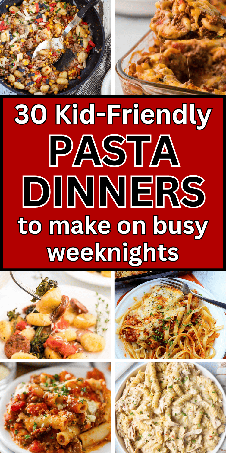 Super easy pasta recipes for kids and families! These easy pasta dinner ideas for family are perfect for busy moms with no time to cook. Quick and easy pasta dinner recipes for family, cheap and easy pasta dinner ideas, pasta meals easy cheap, fast pasta recipes easy dinners, family friendly dinners picky eaters, family meals kid friendly easy, kid friendly family meals easy weeknight dinners, quick weeknight dinners families easy meals, dinner ideas easy quick busy mom families weeknight meals.