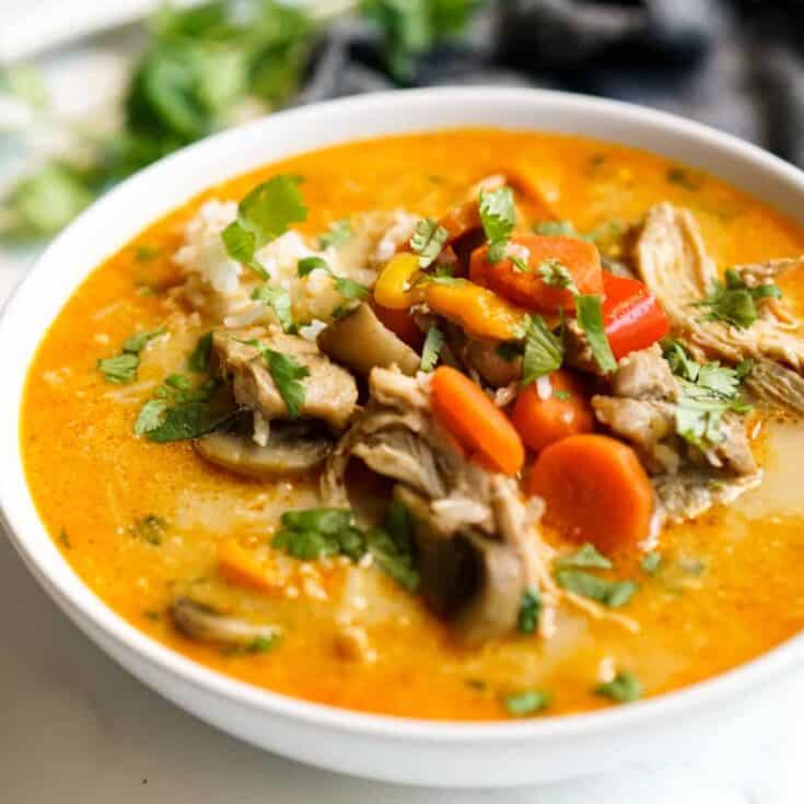 Image for Coconut Curry Chicken Soup