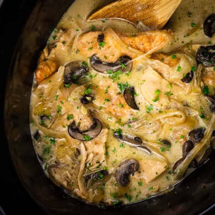 Image for Creamy Crock Pot Chicken Marsala