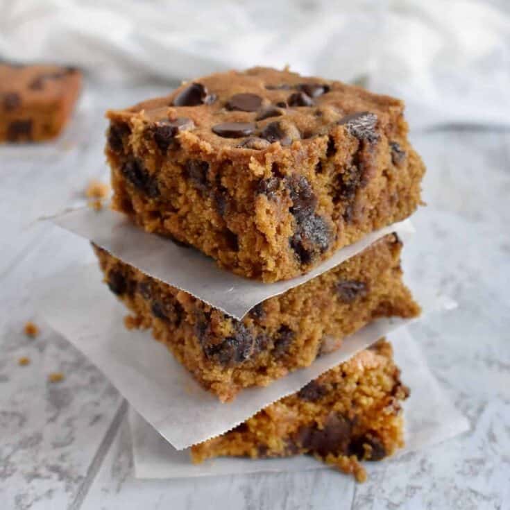 Image for Pumpkin Chocolate Chip Blondies