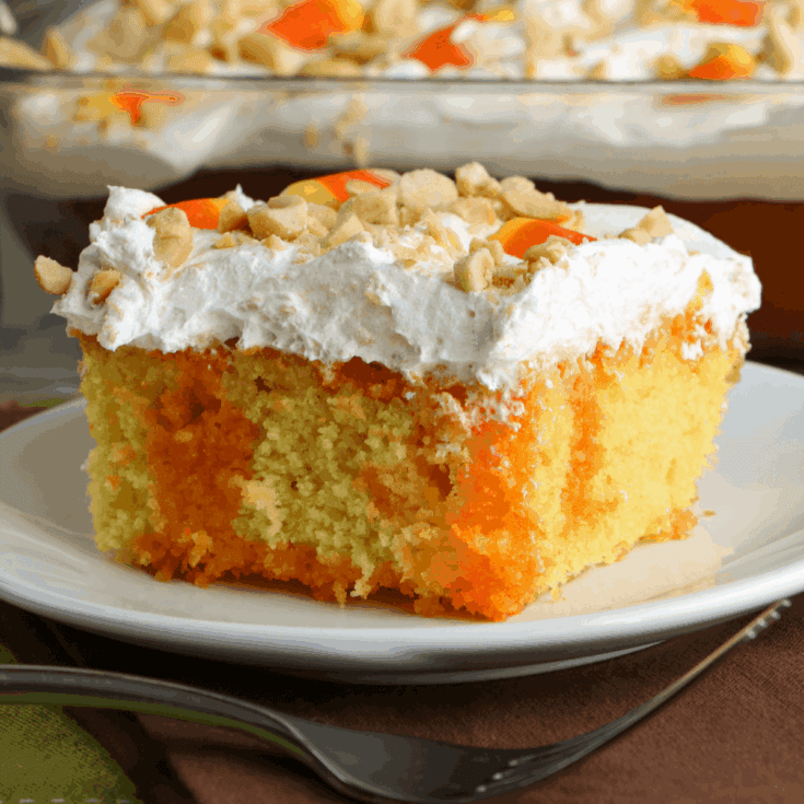 Image for Candy Corn Poke Cake