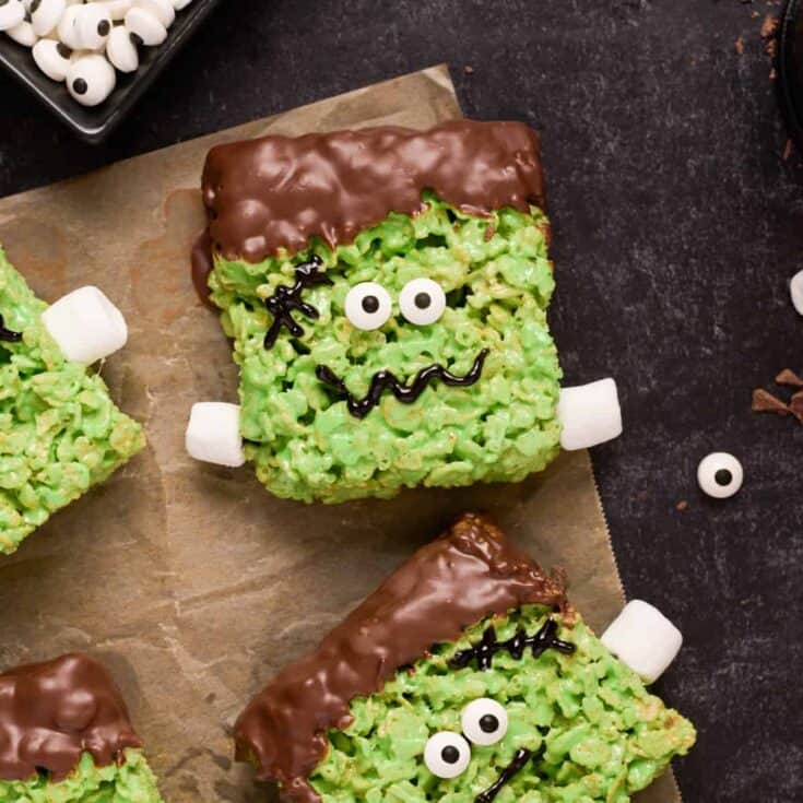 Image for Frankenstein Rice Krispie Treats