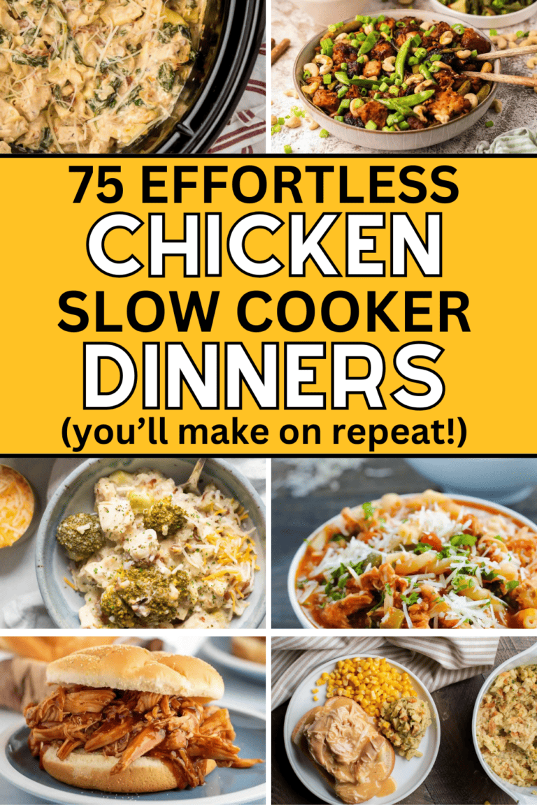 75 Easy Crockpot Chicken Recipes for Effortless Dinners on Busy Days