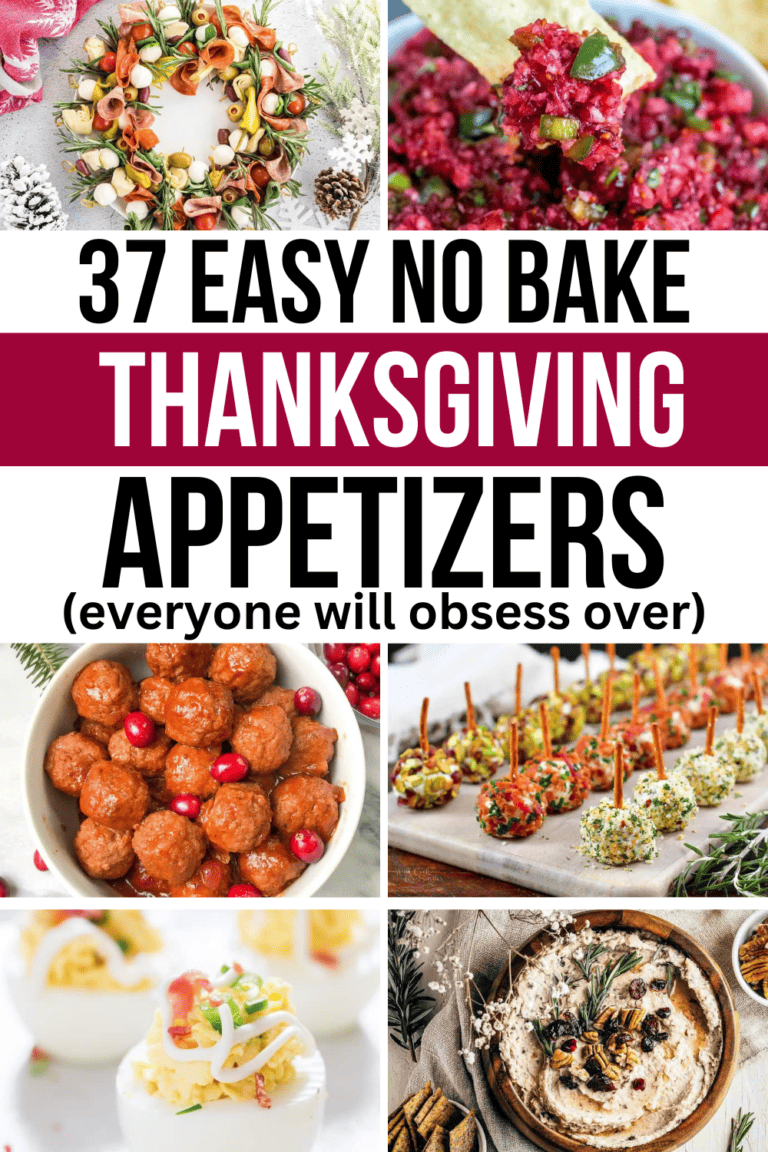 37 Easy No Bake Thanksgiving Appetizers You Can Make Ahead