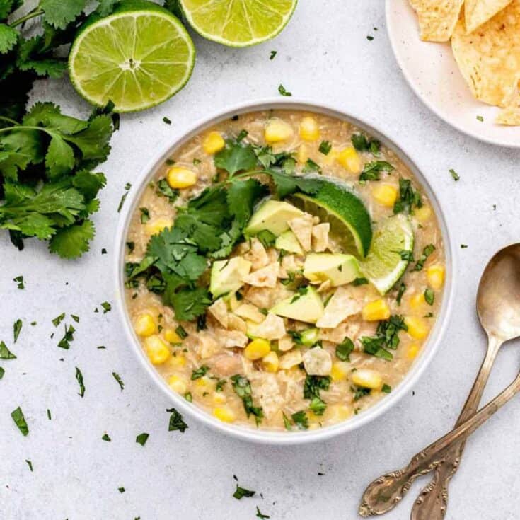 Image for White Chicken Chili with Salsa Verde 