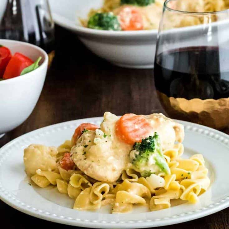 Image for Creamy Crockpot Chicken & Veggies