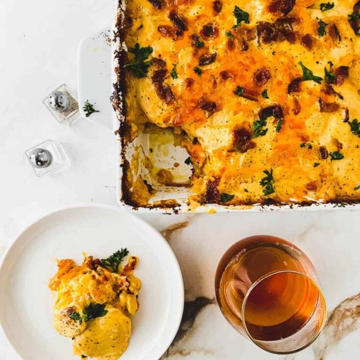 Image for Easy Cheesy Loaded Scalloped Potatoes
