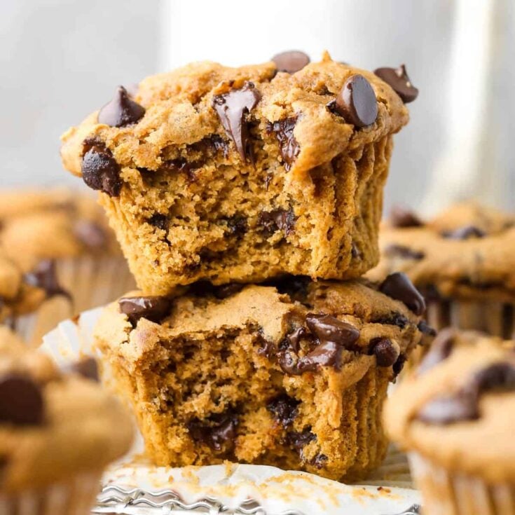 Image for 3 Ingredient Pumpkin Chocolate Muffins