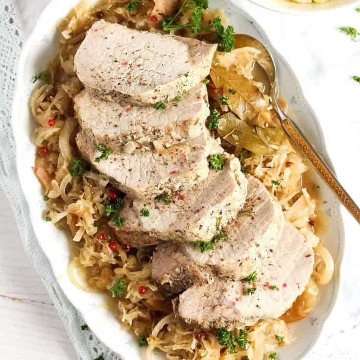 Image for Pork with Sauerkraut and Apples