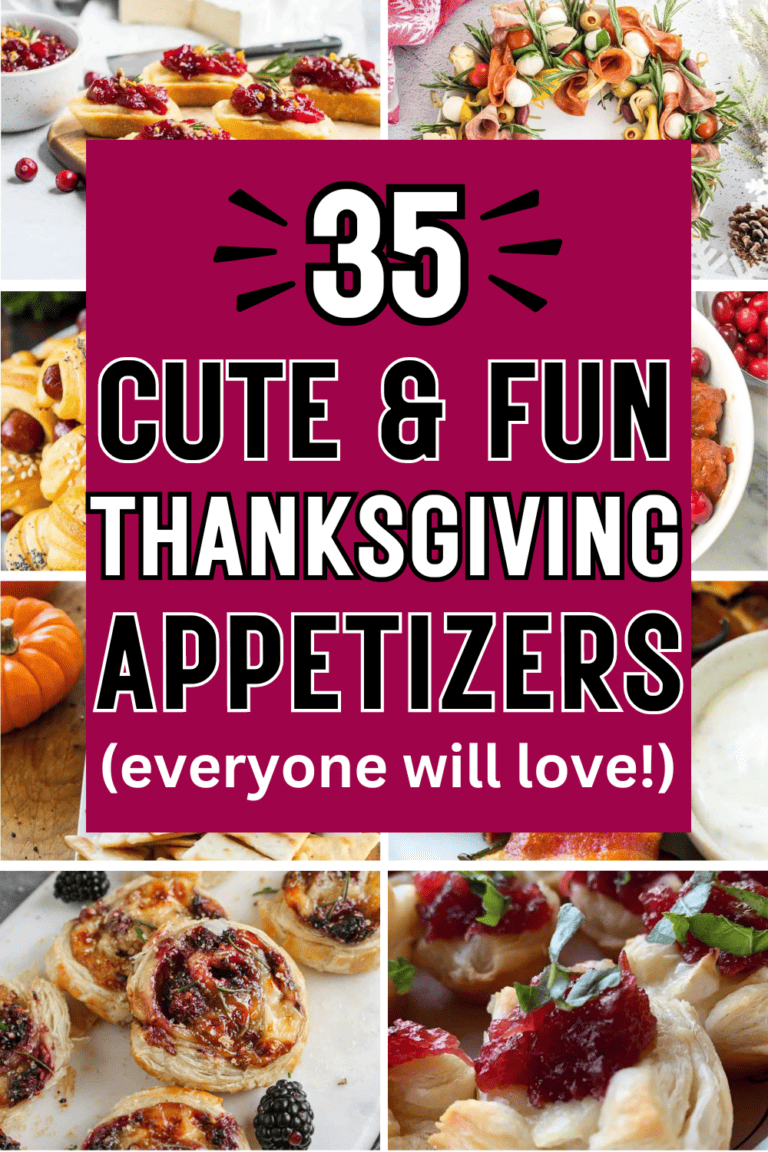 35 Cute & Fun Thanksgiving Appetizers to Serve Family and Friends