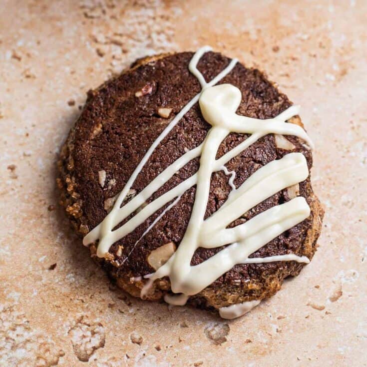 Image for Chocolate Sable Cookies with White Chocolate Drizzle
