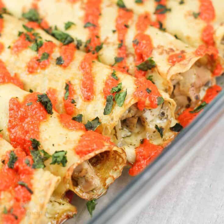 Image for Pesto Chicken Crepes