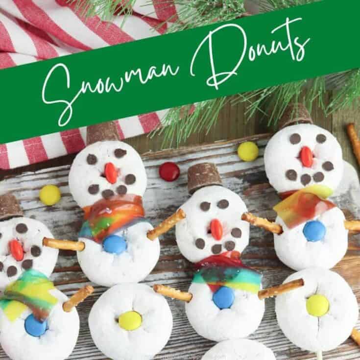 Image for Snowman Donuts on a Stick