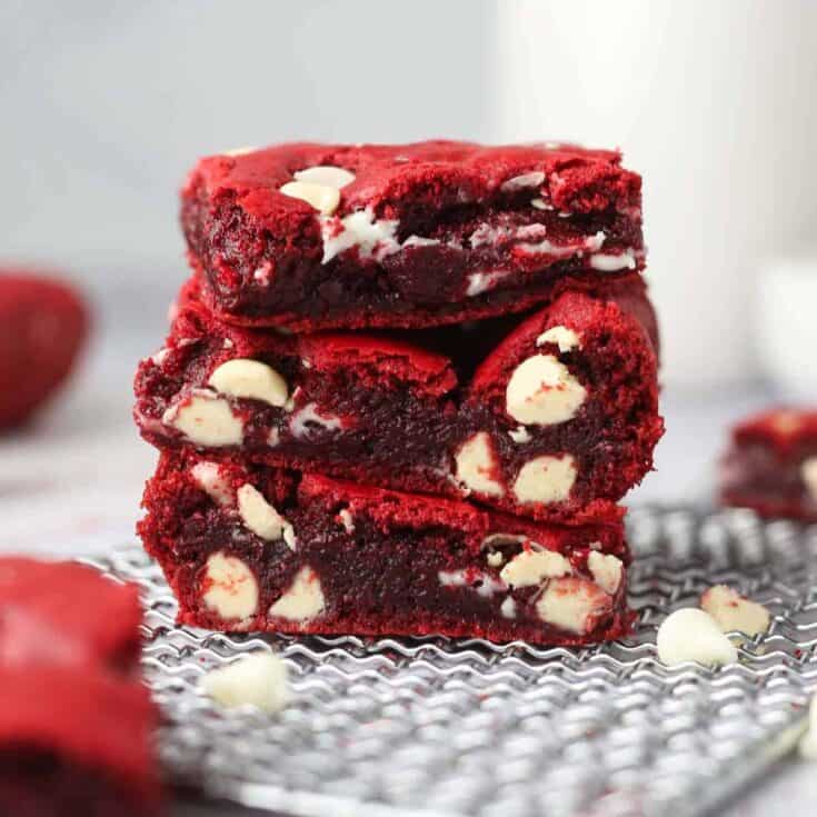 Image for Red Velvet Cake Mix Brownies 