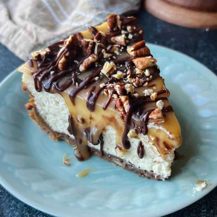 Image for Turtle Cheesecake with Biscoff Cookie Crust