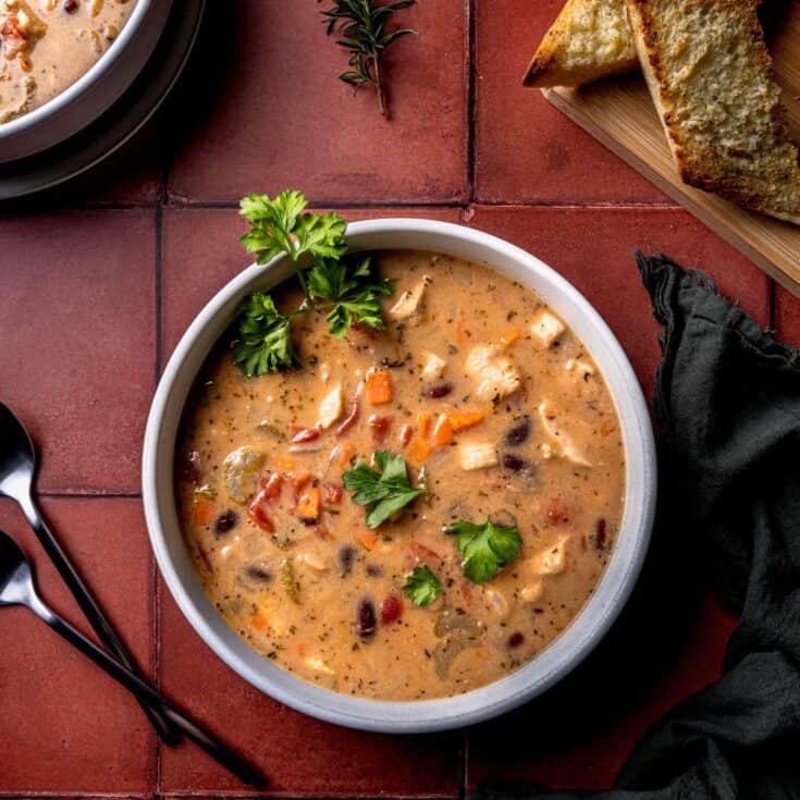 Image for Creamy Three Bean Chicken Stew