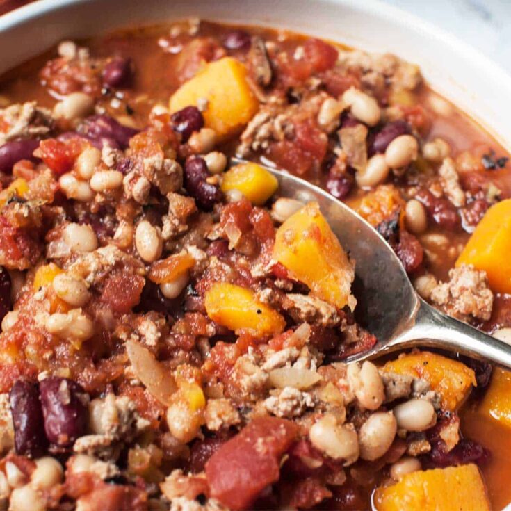 Image for Crockpot Turkey Chili with Butternut Squash