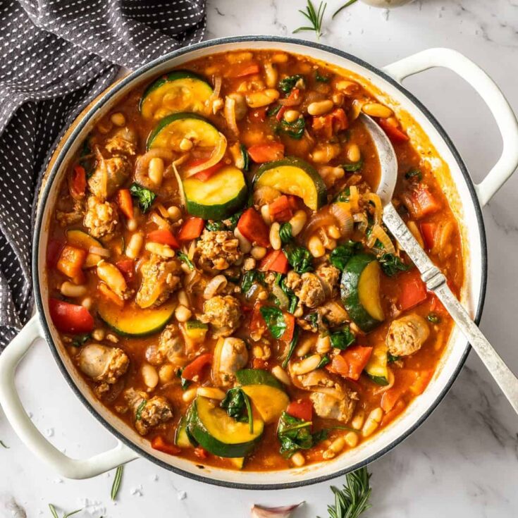 Image for Sausage Vegetable Bean Casserole