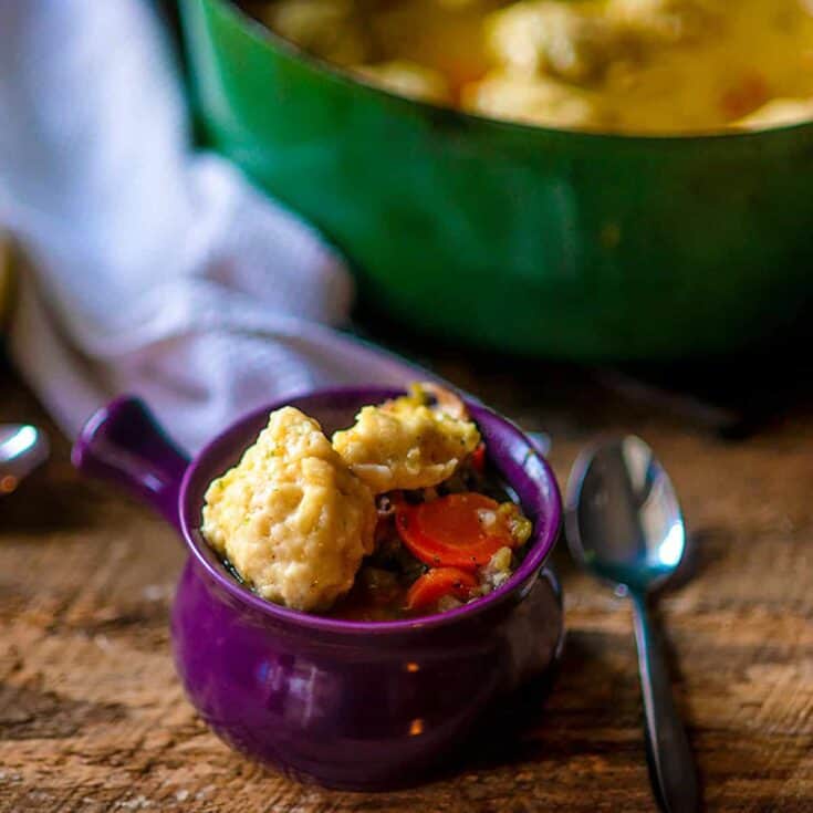 Image for Hatch Green Chile Chicken and Dumplings Soup