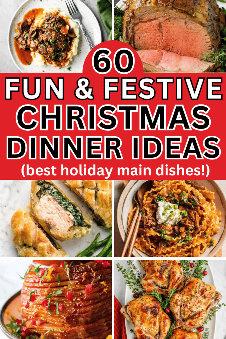 60 Best Christmas Dinner Ideas (must have holiday recipes!)