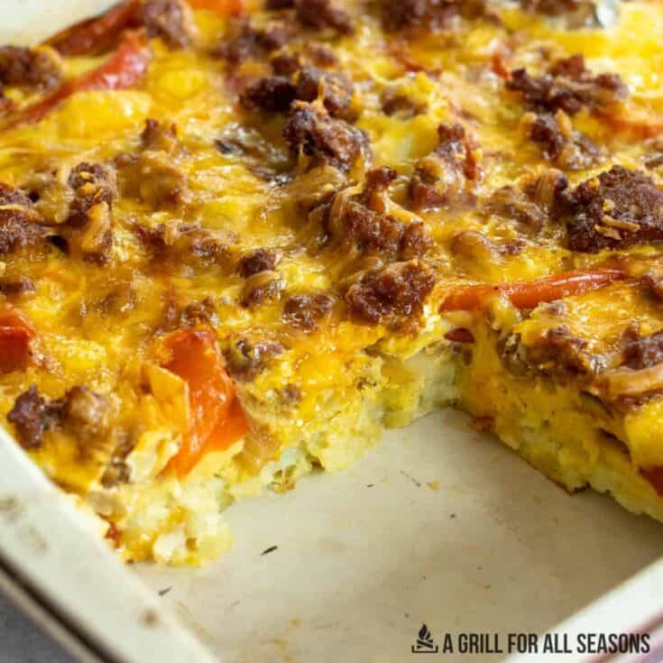 Image for Chorizo Casserole Recipe with Egg & Hashbrowns