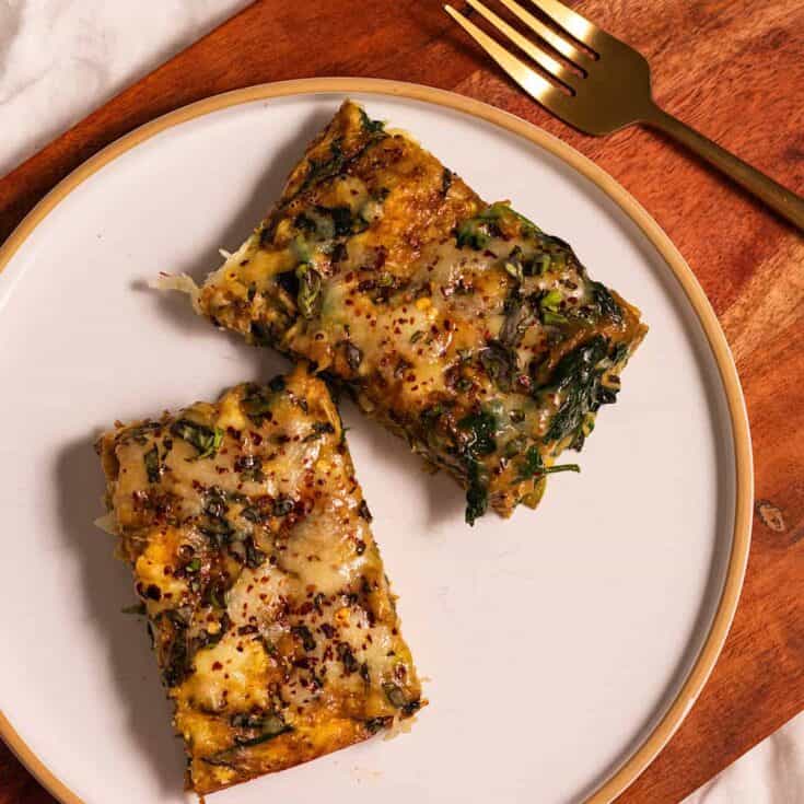 Image for Spinach Artichoke Egg Bars