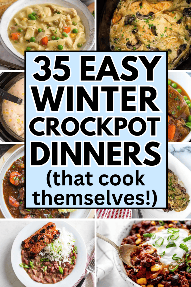 35 Easy Winter Crockpot Meals for Busy Cold Weather Days